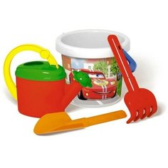 Набор для игры в песке № 133: ведро 1,4 л, лопатка 19 см, грабли 19 см, лейка 0,5 л Стеллар