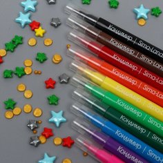 Пищевые фломастеры, набор, 10 шт Россия