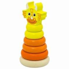 Пирамидка «Дракон жёлтый» Alatoys