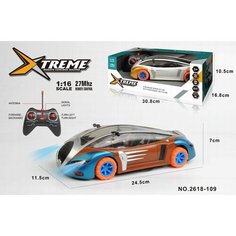 Гоночная машинка со светом на пульте управления . Машина на радиоуправлении Xtreme