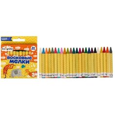 Calligrata Карандаши восковые 24 цвета в картонной коробе