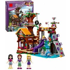 Конструктор спортивный лагерь: ДОМ на дереве серия FRIEND 872 детали DK TOYS 3019