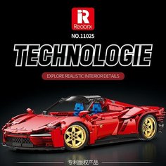 Конструктор Technic техник Гоночная красная машина SP3 Планета Конструкторов