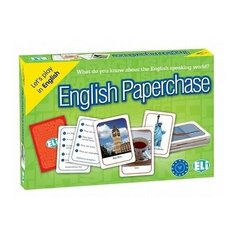 ENGLISH PAPERCHASE (A2) / Обучающая игра на английском языке "Страноведение" ELI