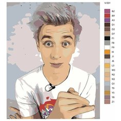 Картина по номерам V-53 "Влад А4" 70x90 Brushes Paints