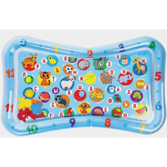 Игровой надувной коврик крошка Я 7059459 Водный Алфавит 80*50 см