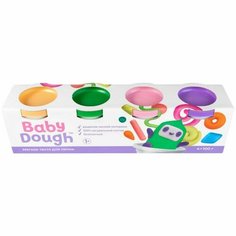 Тесто для лепки BabyDough, набор 4 цвета 3, в к 26x6,4x7 см