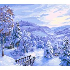 Картина по номерам Русская зима 40х50 см Hobby Home