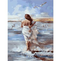 Картина по номерам Бегом по воде 40х50 см Hobby Home