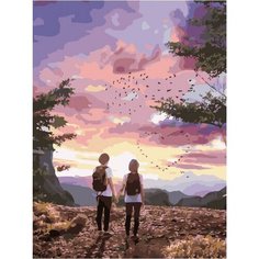 Картина по номерам Влюбленные в походе 40х50 см Hobby Home