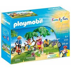 Набор с элементами конструктора Playmobil Family Fun 9155 Прогулка на велосипедах, 66 дет.