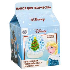 Набор для творчества Disney Холодное сердце "Новогодний шар с гидрогелем", елочная игрушка для декорирования Сима ленд