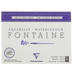 Альбом Clairefontaine 18 х 24 см 300 г/м², 25 л. белый