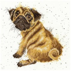 Набор для вышивания Pug (Мрпс) Bothy Threads