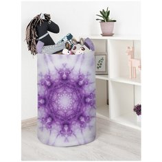 Корзина для игрушек JoyArty "Фиолетовые узоры" 40x60 см