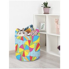 Корзина для игрушек JoyArty "Радуга на зонтах" 35x35 см