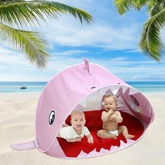 Детская пляжная палатка с бассейном / игровой домик / тент от солнца не требует сборки Нет бренда