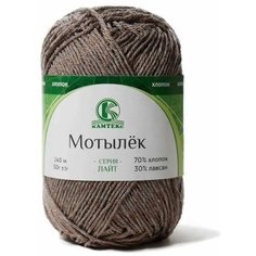 Пряжа Камтекс Мотылёк капучино (101), 70%хлопок/30%лавсан, 140м, 50г, 1шт