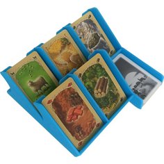 Держатель органайзер подставка для карт Колонизаторы Catan синий Нет бренда