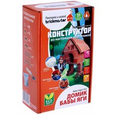 Конструктор из кирпичей "Избушка Бабы Яги" с мастерком Висма
