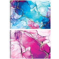 Альбом для рисования 32л, А4, на гребне ArtSpace "Стиль. Marble", 2 шт