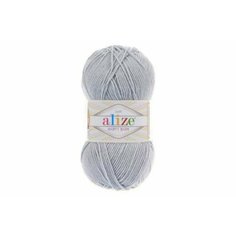Пряжа Alize Happy baby серый (119), 65%акрил/35%полиамид, 330м, 100г, 1шт