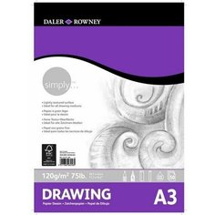 Daler Rowney Альбом для рисования Daler Rowney "Simply",120 г/м2 50 листов А3 sela