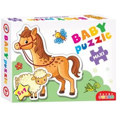 Набор пазлов Дрофа-Медиа Baby Puzzle Домашние Животные (4076), 15 дет., 17х13х3 см