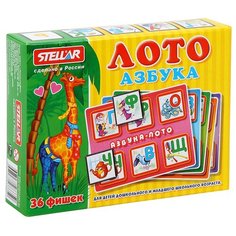 Настольная игра Stellar Лото Азбука 00908 Стеллар