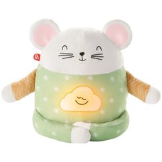 Мягкая игрушка-ночник Fisher-Price Медитирующая мышка, 20 см