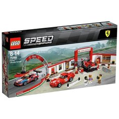 Конструктор LEGO Speed Champions 75889 Гараж Ferrari, 841 дет.