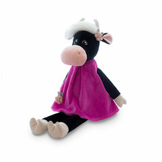 Игрушка мягкая "Коровка Даша в бархатном платье", 28 см Maxitoys