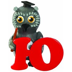 Фигурка с буквой Букварята Ю БК-032, разноцветный