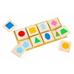 Деревянная игрушка Томик "Лото – геометрические фигуры" (6-2222-4)удалить ПО задаче