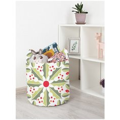 Корзина для игрушек JoyArty "Снежинка из веток смородины" 35x35 см