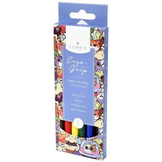 Фломастеры LOREX ERGO-GRIP COCKTAIL KITTENS 6 цв. с трехгранным захватом
