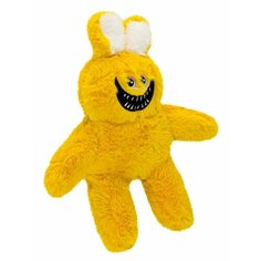 Мягкая игрушка Кролик Мака Rabbit желтая, друг Huggy Wuggy и Kissy Missy из игры Poppy playtime, Мистер Хоппс Pixel Crew