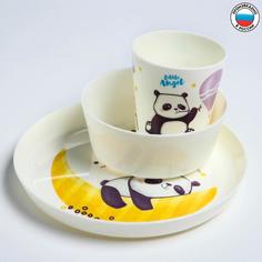 Набор детской посуды Play with Me Panda Lalababy