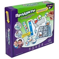 Развивающая игра на липучках, Продукты, обучающая игра, для детей от 3 лет. Yar Team