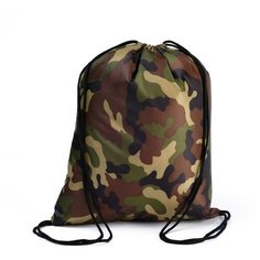 Мешок для обуви 420 х 340 мм, Calligrata "Стандарт", милитари, плотность 210 D (+/- 1см)