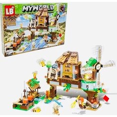 Конструктор / My World / Minecraft / Майнкрафт / Водная ферма / 402 детали / LB318 Планета Конструкторов