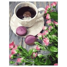 Картина по номерам натюрморт кофе на подрамнике 40х50см GX30990-1 Нет бренда