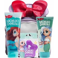 MORIKI DORIKI Набор для ванны и душа детский в рюкзачке LANA без слёз/шампунь 250мл/бальзам для волос 200мл/расческа/рюкзак