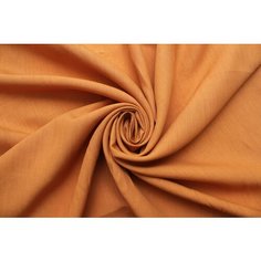 Ткань Лён костюмный рыжевато-коричневый, светлый, ш148см, 0,5 м Armani