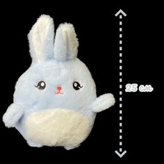 Мягкая игрушка зайчик голубой BUY Buket