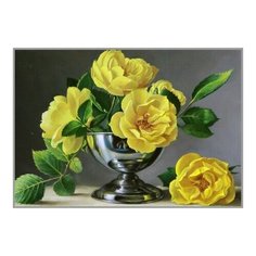 Алмазная мозаика Цветочное очарование 29.5x20.5 см. Milato