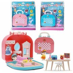 В гостях у куклы. Сумочка-трансформер и куколка, в наборе с аксессуарами A Btoys
