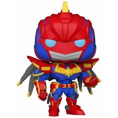 Фигурка Funko POP! Bobble Капитан Марвел Captain Marvel Марвел Мстители Механический Удар Marvel Avengers Mech Strike 55235 9,5 см