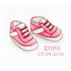 Набор для вышивания LUCA-S арт. B1139 Ботиночки-2 12,5х8 см