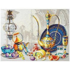 120-301 "Яркие краски Марокко". Набор для вышивания крестом Чудесная игла 40 х 30 см.